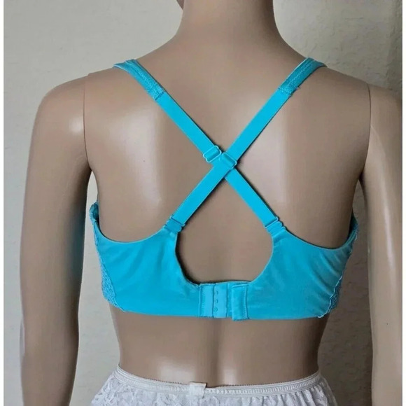 Victoria's Secret Body by Victoria Unlined Demi Bra blue Size 34DDD - Picture 4 of 6